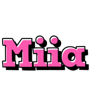 Miia girlish logo