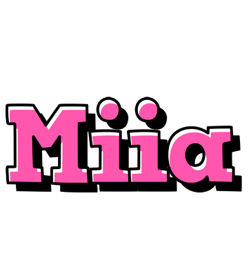 Miia girlish logo