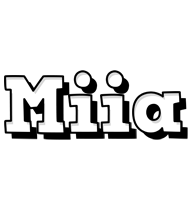 Miia snowing logo