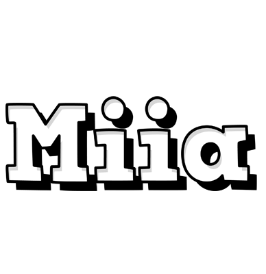 Miia snowing logo
