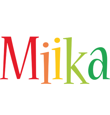 Miika birthday logo
