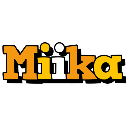 Miika cartoon logo