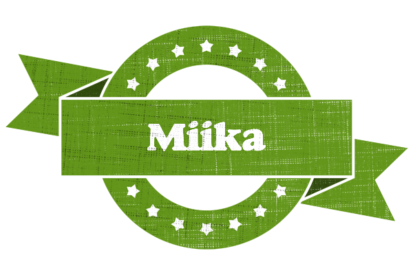 Miika natural logo