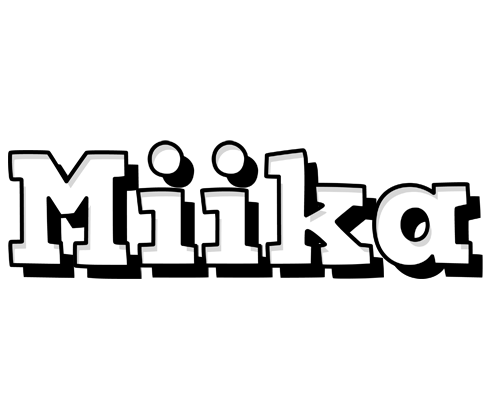 Miika snowing logo