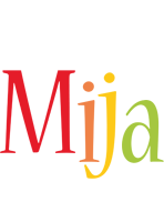 Mija birthday logo