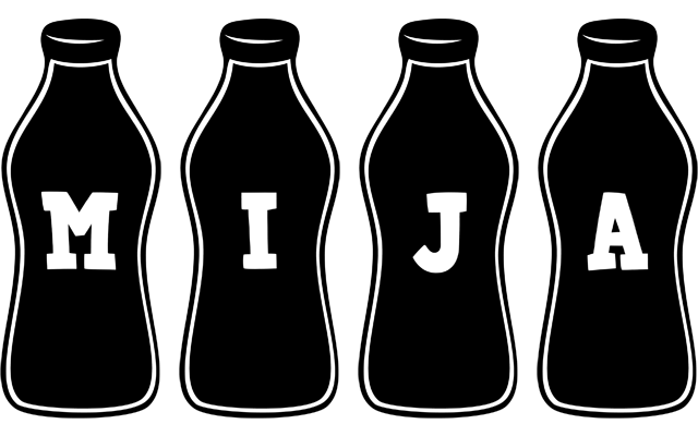 Mija bottle logo