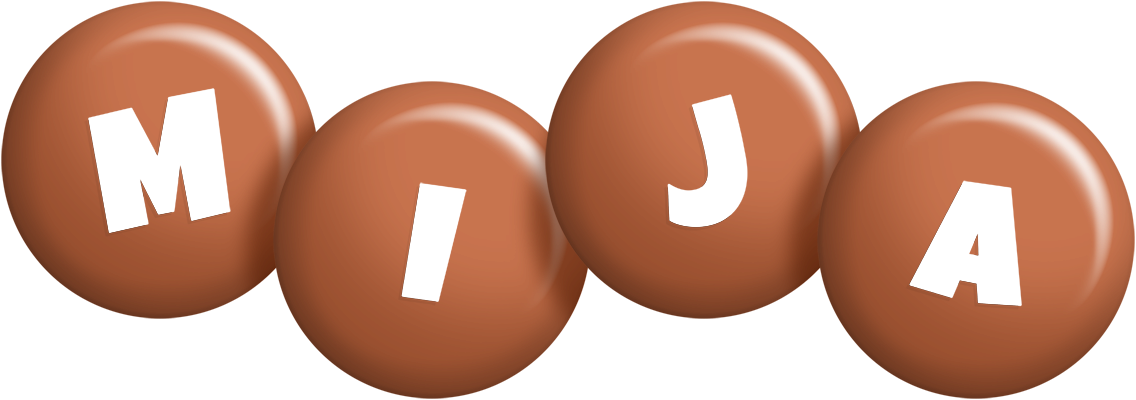 Mija candy-brown logo