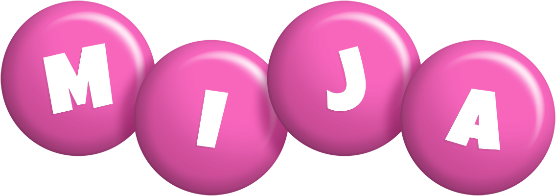 Mija candy-pink logo