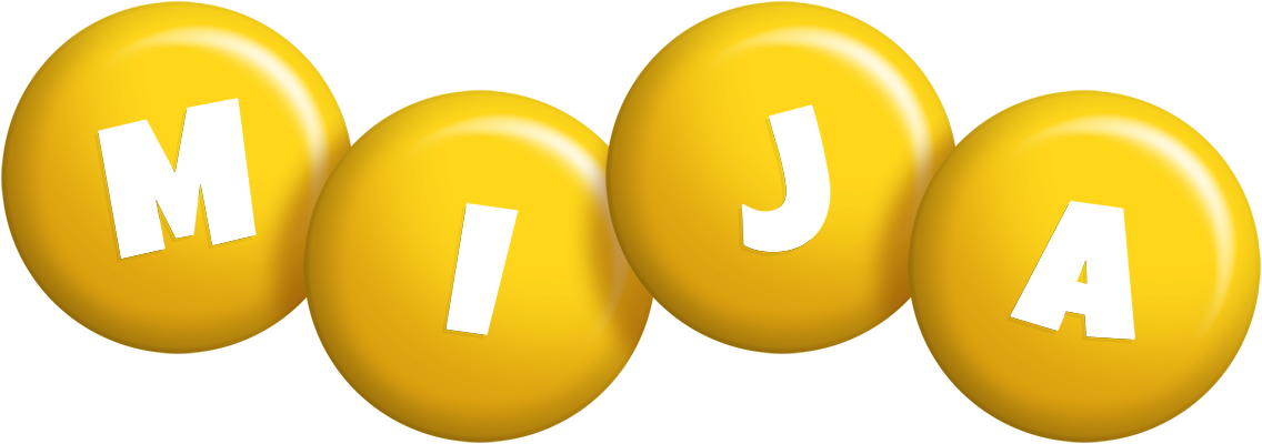 Mija candy-yellow logo