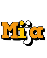 Mija cartoon logo