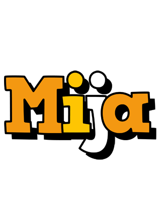 Mija cartoon logo
