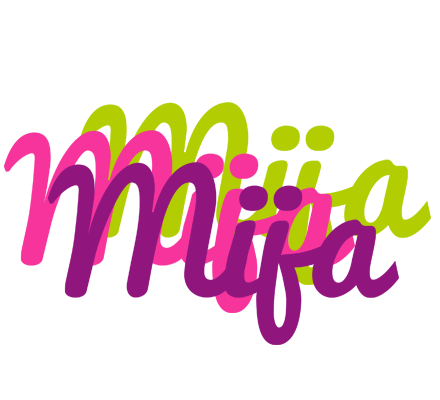 Mija flowers logo