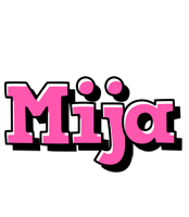 Mija girlish logo