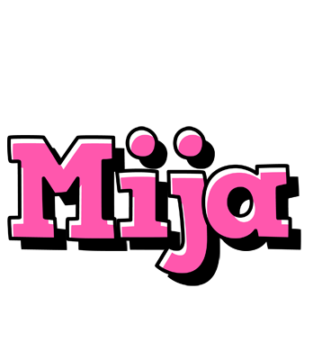 Mija girlish logo