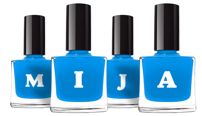 Mija glossy logo