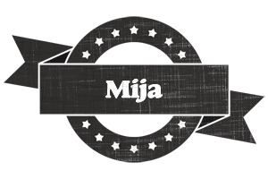 Mija grunge logo