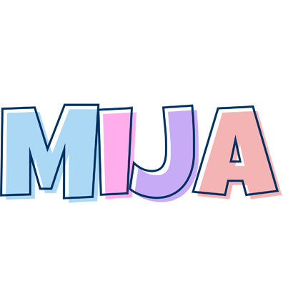 Mija pastel logo
