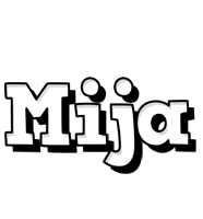 Mija snowing logo