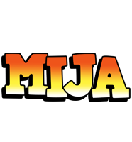 Mija sunset logo