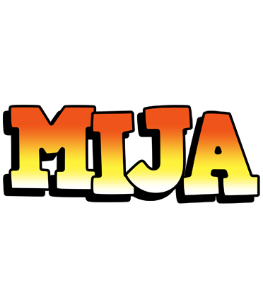 Mija sunset logo