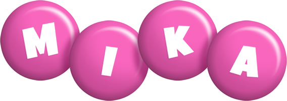 Mika candy-pink logo