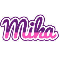 Mika cheerful logo