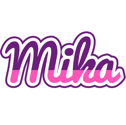 Mika cheerful logo