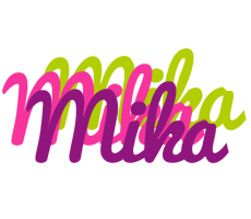 Mika flowers logo