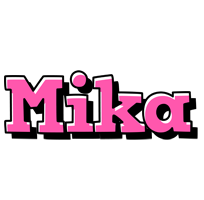 Mika girlish logo