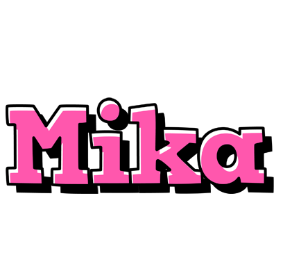Mika girlish logo