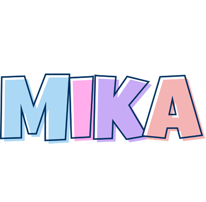 Mika pastel logo