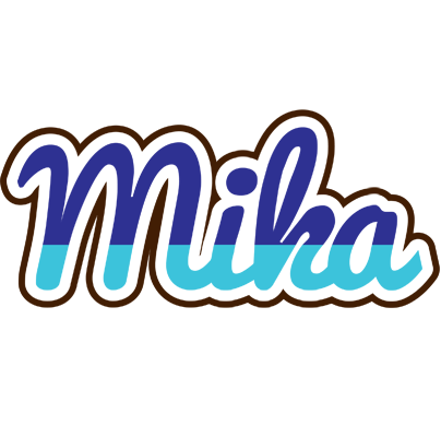 Mika raining logo