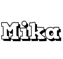 Mika snowing logo