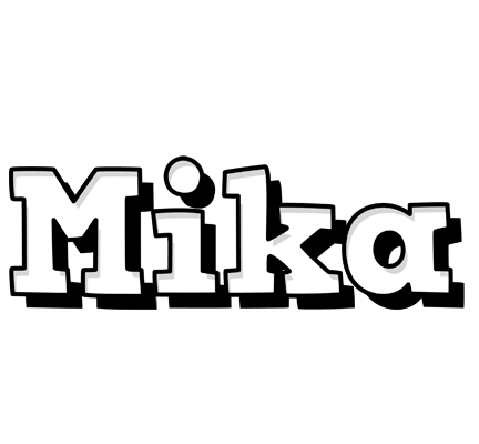 Mika snowing logo