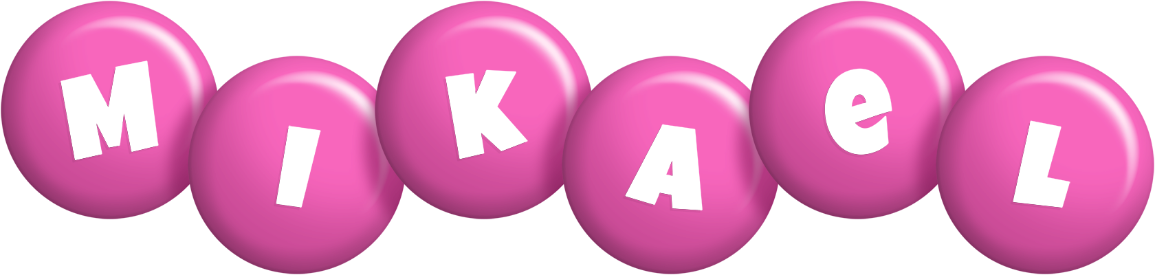 Mikael candy-pink logo