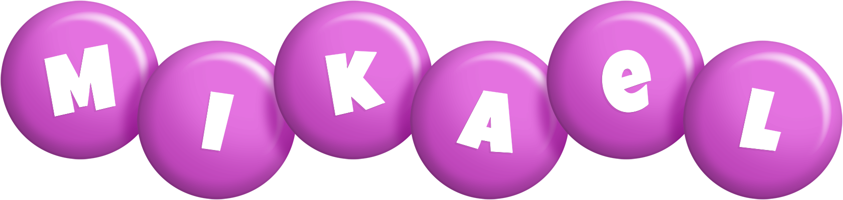 Mikael candy-purple logo