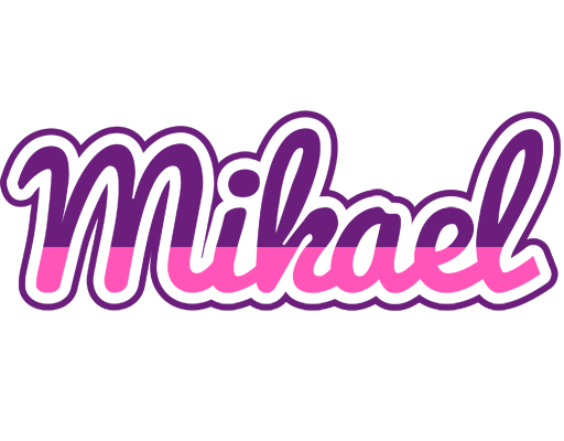 Mikael cheerful logo