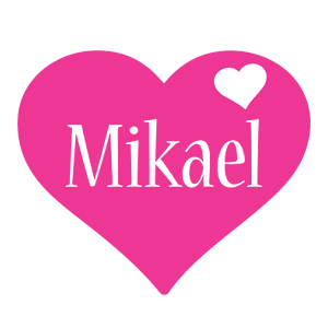 Mikael love-heart logo