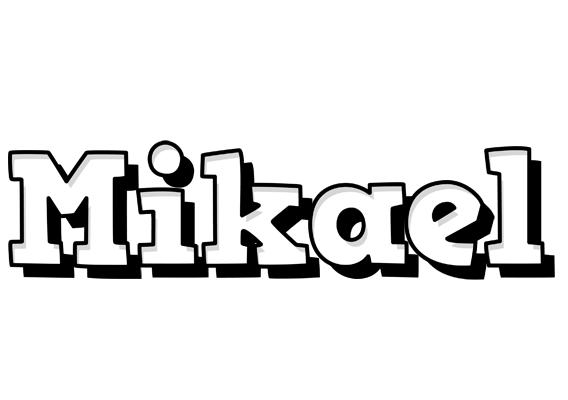 Mikael snowing logo