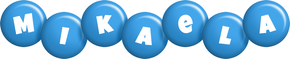 Mikaela candy-blue logo