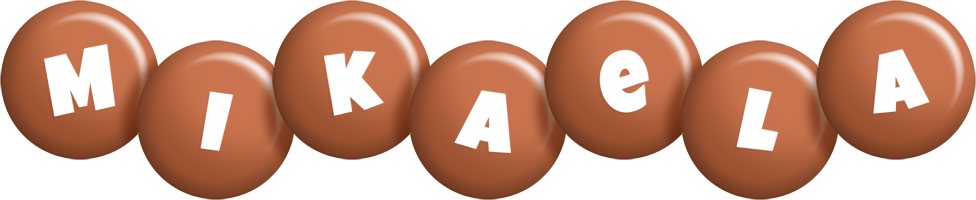 Mikaela candy-brown logo