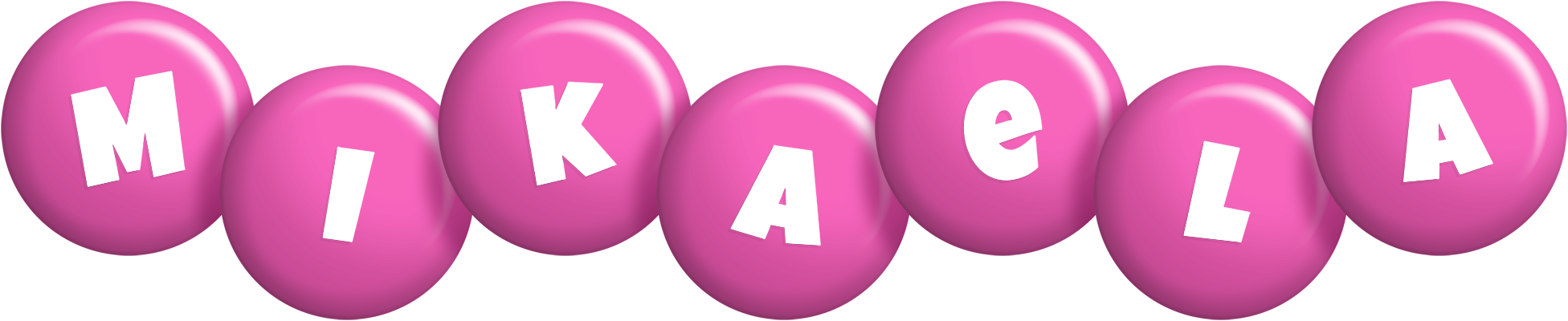 Mikaela candy-pink logo