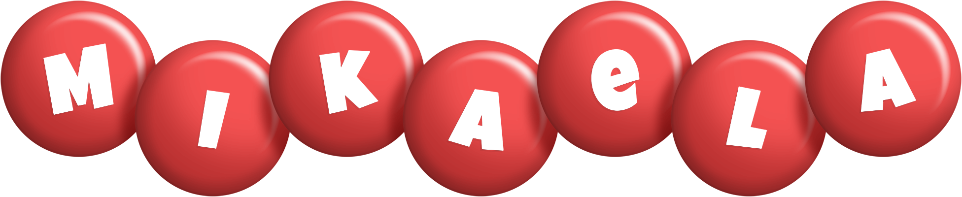 Mikaela candy-red logo