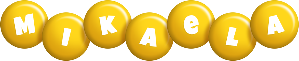 Mikaela candy-yellow logo