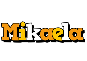 Mikaela cartoon logo