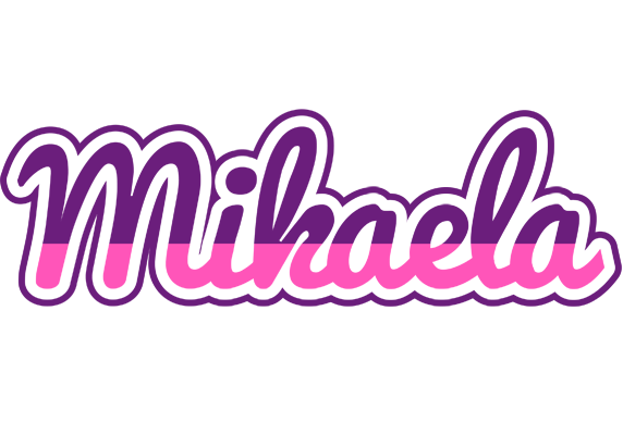 Mikaela cheerful logo