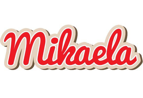 Mikaela chocolate logo