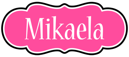 Mikaela invitation logo