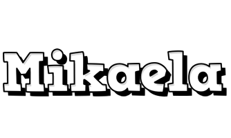 Mikaela snowing logo