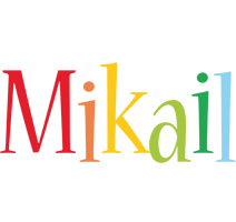 Mikail birthday logo